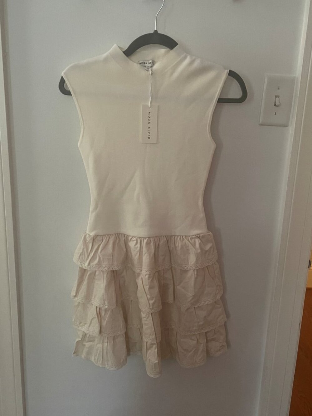 Sleeveless Layered Ruffle Mini Dress - Picture 3 of 3